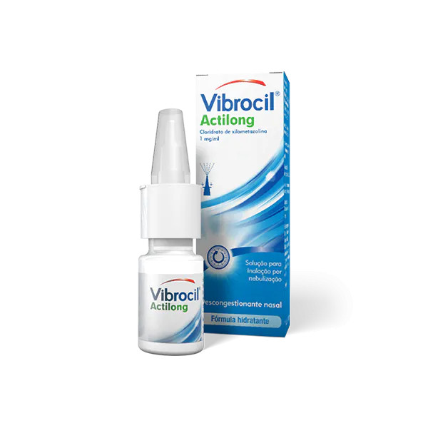 Vibrocil Actilong , 1 mg/ml frasco nebulizador - 10ml