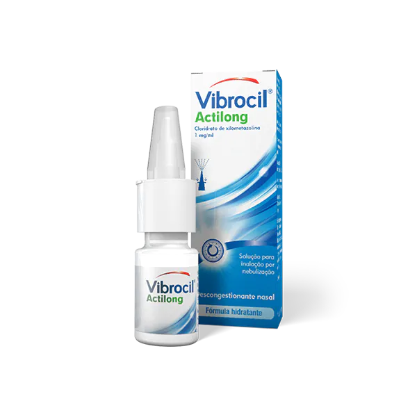 Vibrocil Actilong , 1 mg/ml frasco nebulizador - 10ml