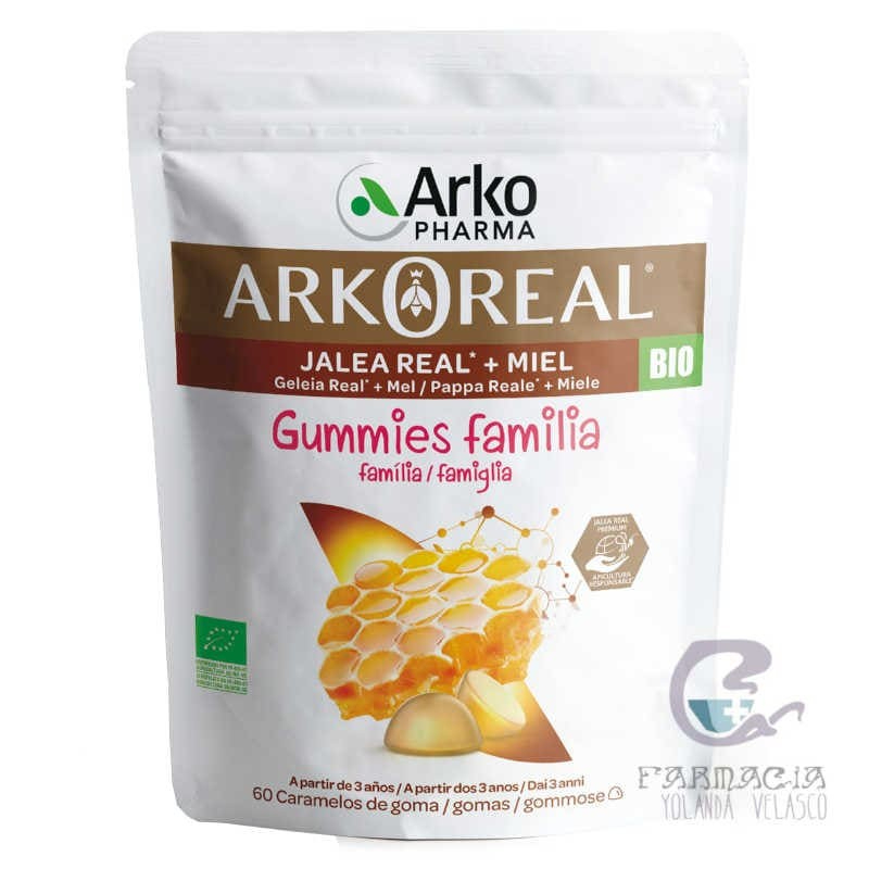 Arkoreal Geleia Real+Mel Bio (x60 gomas)