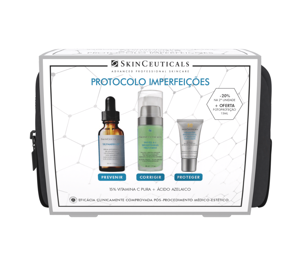 SkinCeuticals Silymarin CF + Phyto A Brightening + Advanced Brightening . Coffret