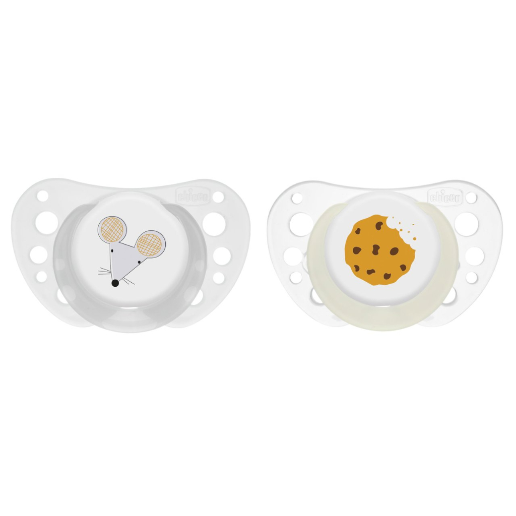 Chicco Chupeta Physio Air _Cinza_ 16-36M (x2 unidades)