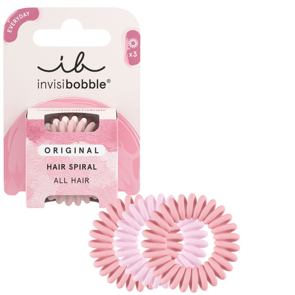 Invisibobble Elástico Cabelo Original Rosa (X3 unidades)