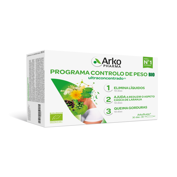 Arkofluido Programa Controlo Peso Bio (x30 ampolas)
