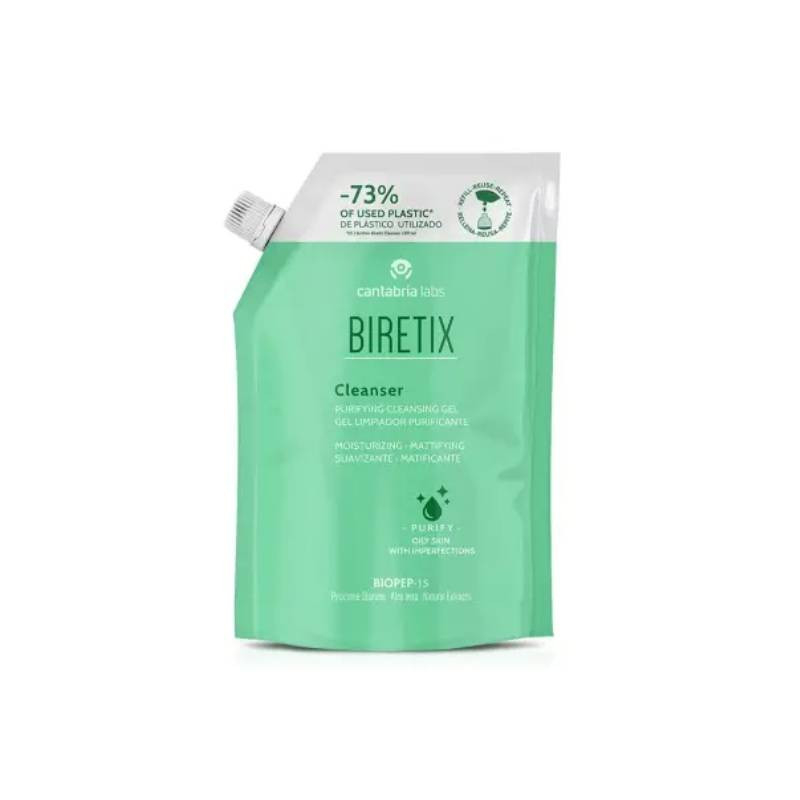 Biretix Cleanser Gel Limpeza_ Recarga - 400ml