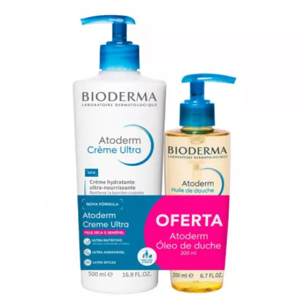Atoderm Bioderma Intensive Baume - 500ml + Óleo Duche - 200ml