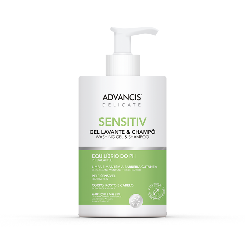 Advancis Delicate Sensitiv Gel Lavagem/Champô - 500ml