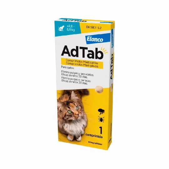 Adtab Gato >2-8Kg - 48mg  (x3 comprimidos)