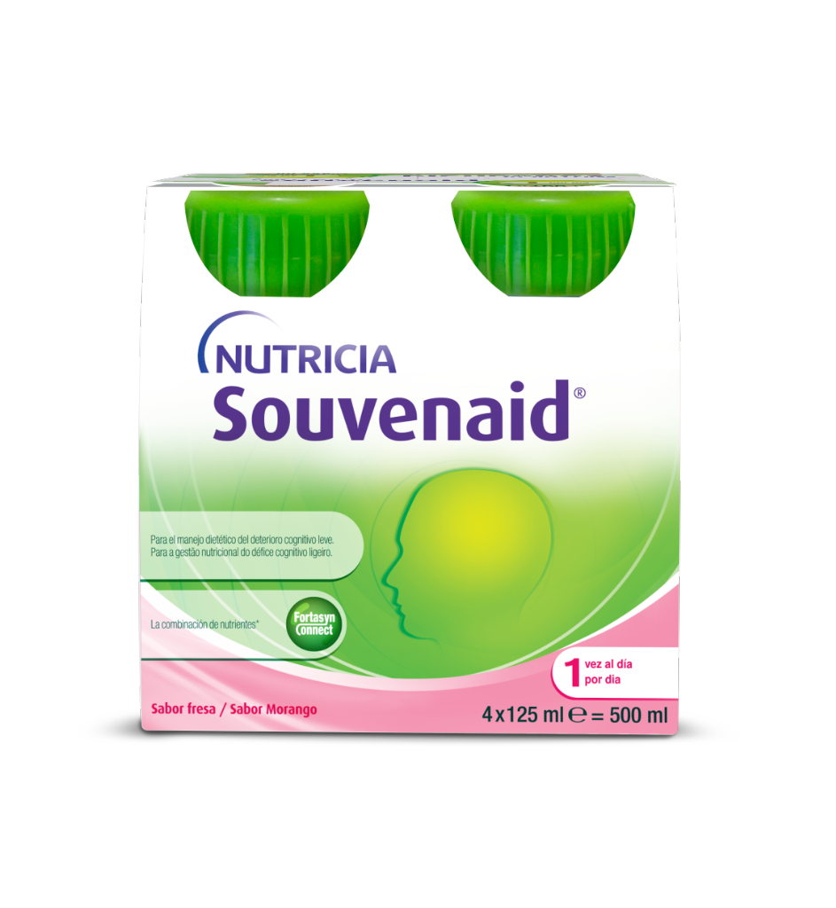 Souvenaid Morango Bebiveis - 125ml (x4 unidades)