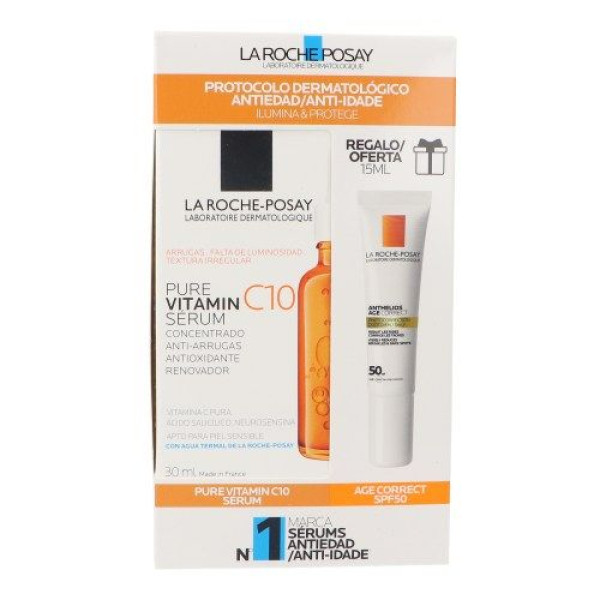 La Roche Posay Pure Vitamin C10 serum - 30ml + Anthelios Age correct FPS 50+  - 15ml