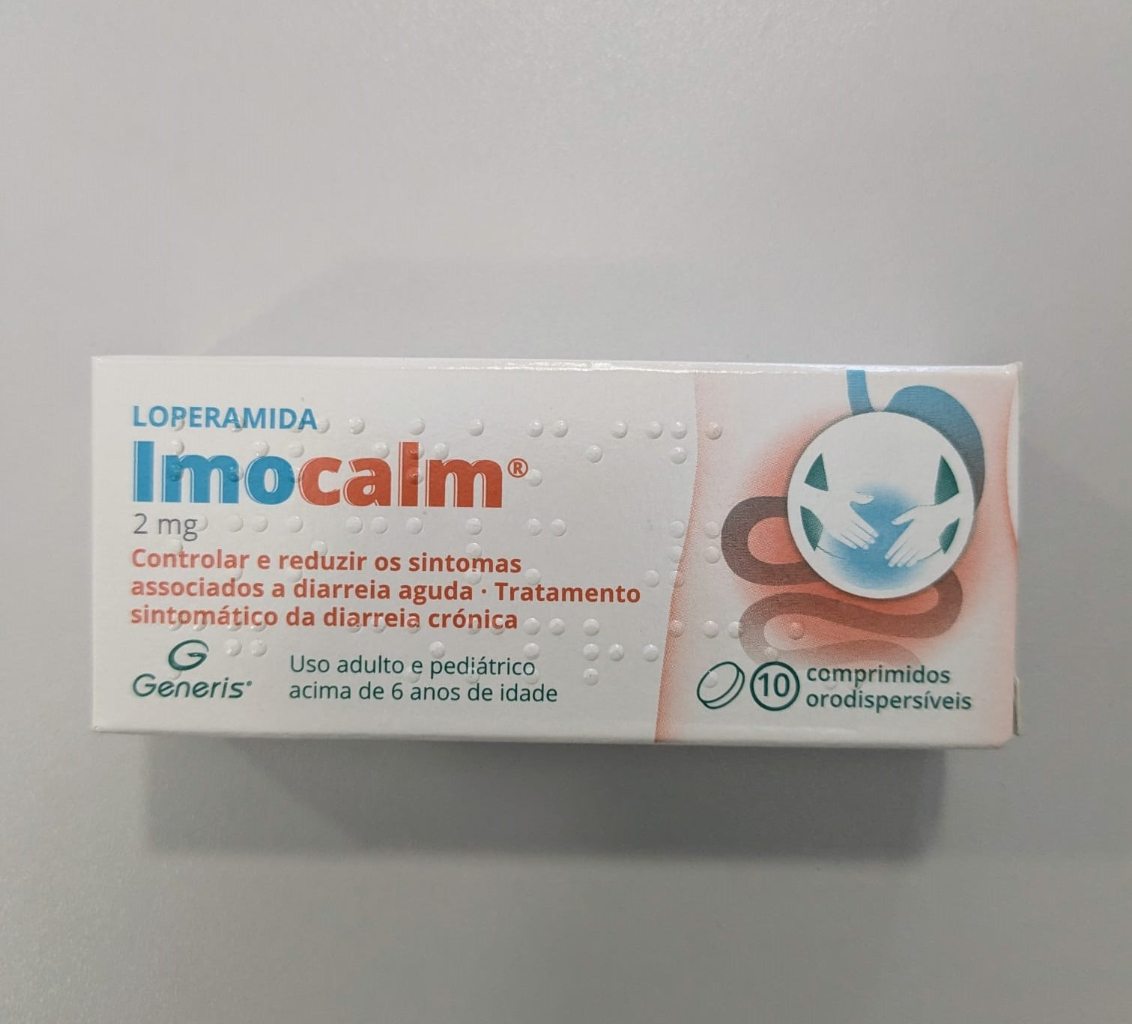Loperamida Imocalm 2 mg x 10 comp orodispersível