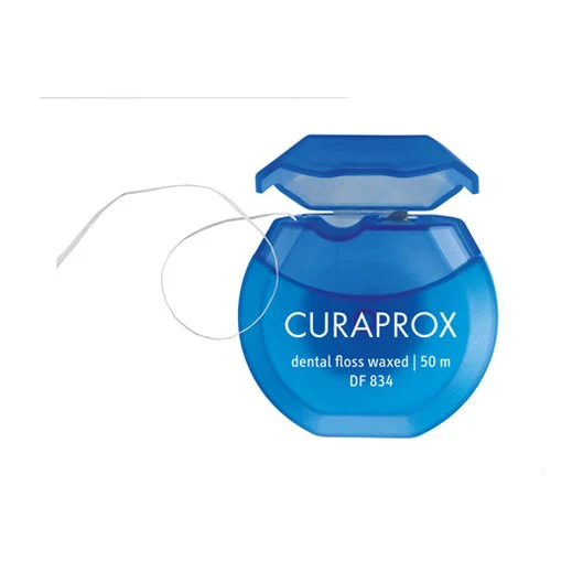 Curaprox Fio Dentário Encerada Df834 -50M