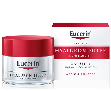 Eucerin Hyaluron-Filler Volume-Lift Creme Dia Pele Normal Mista - 50ml