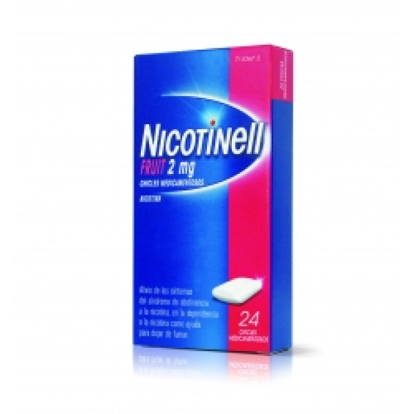 Nicotinell Fruit - 2 mg (x24 gomas)