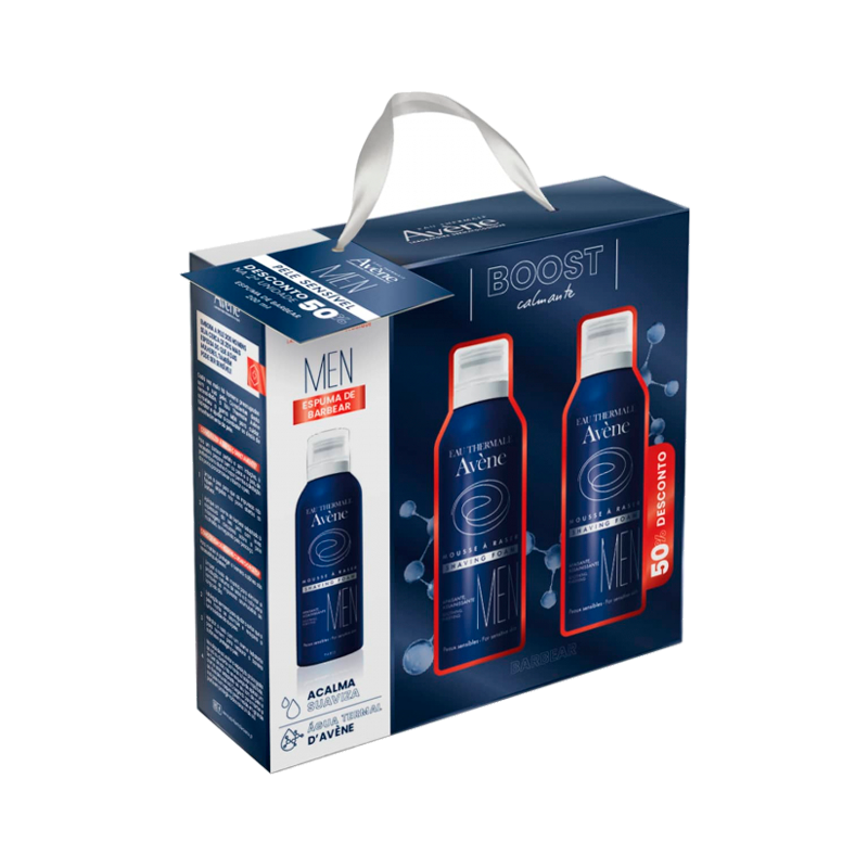 Avène Men Espuma barbear - 200ml (DUO c/ Desconto 50% 2ª Embalagem)