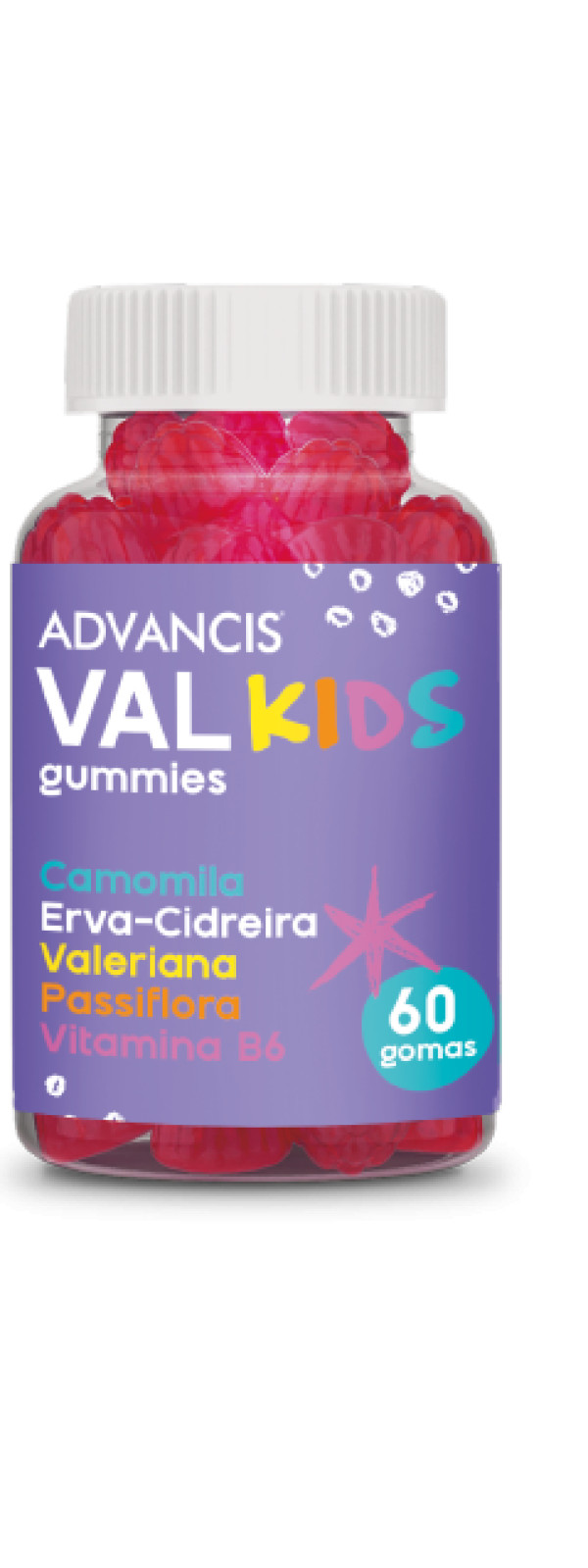 Advancis Val Kids Gummies Tutti-Fruta (x60 gomas)