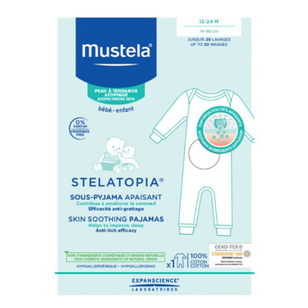 Mustela Bebé Pele Atópica Stelatopia Pijama Calmante (12-24 meses)