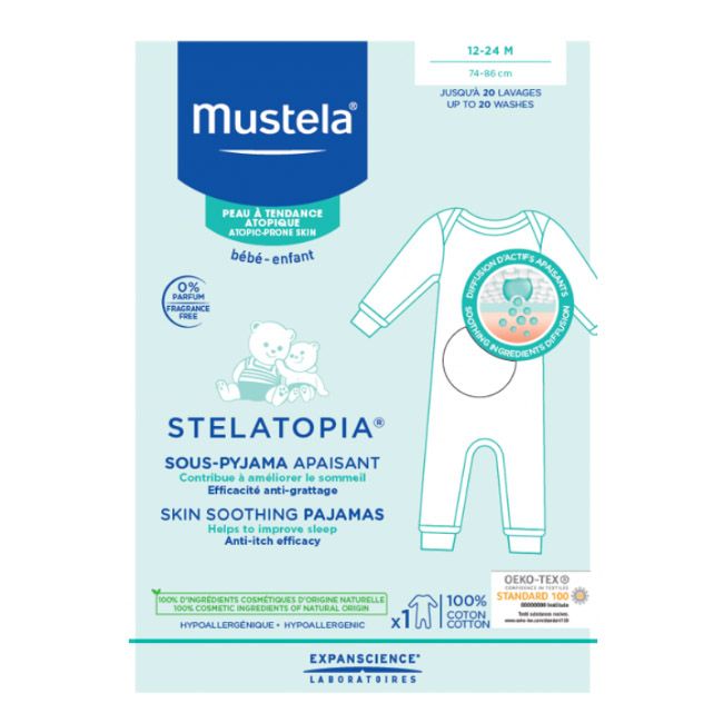 Mustela Bebé Pele Atópica Stelatopia Pijama Calmante (12-24 meses)