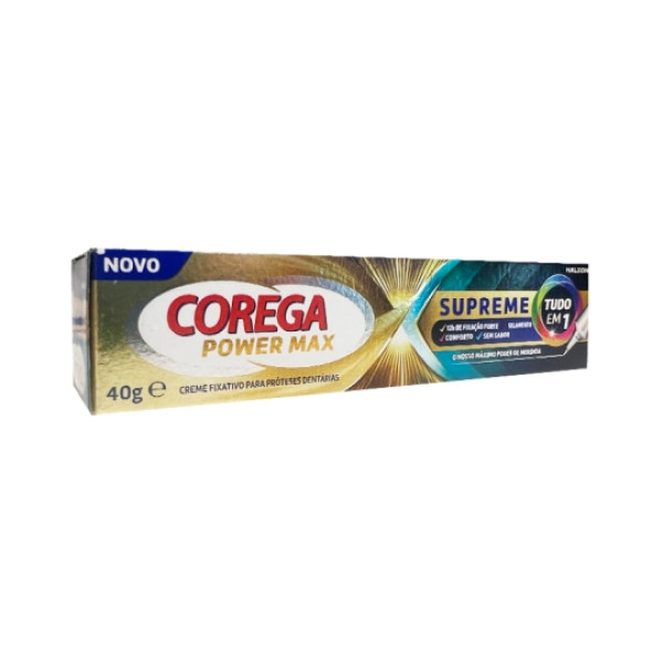 Corega Power Max Supreme Creme Fixador Proteses - 40g