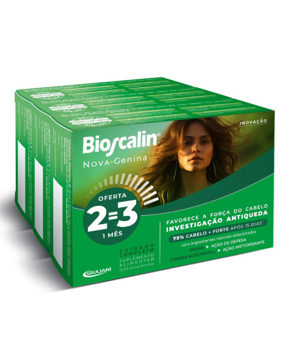 Bioscalin Nova-Genina (x 30 comprimidos) Pack Triplo