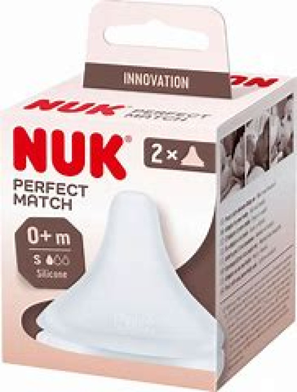 Nuk Perfect Match Tetina Silicone Anticolic _ S (x2 unidades)