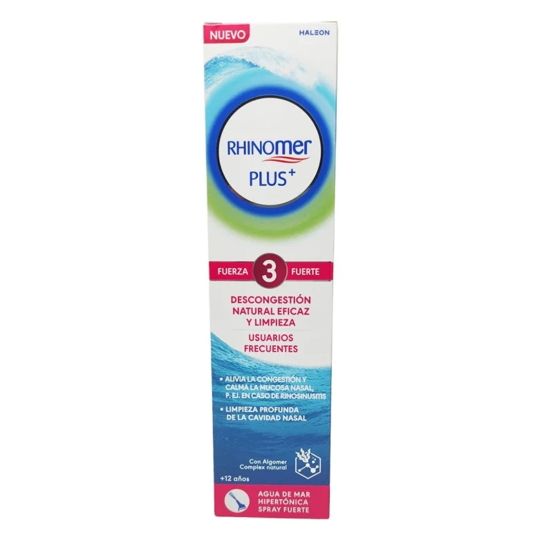 Rhinomer Plus+ Spray Nasal Força 3 - 125ml