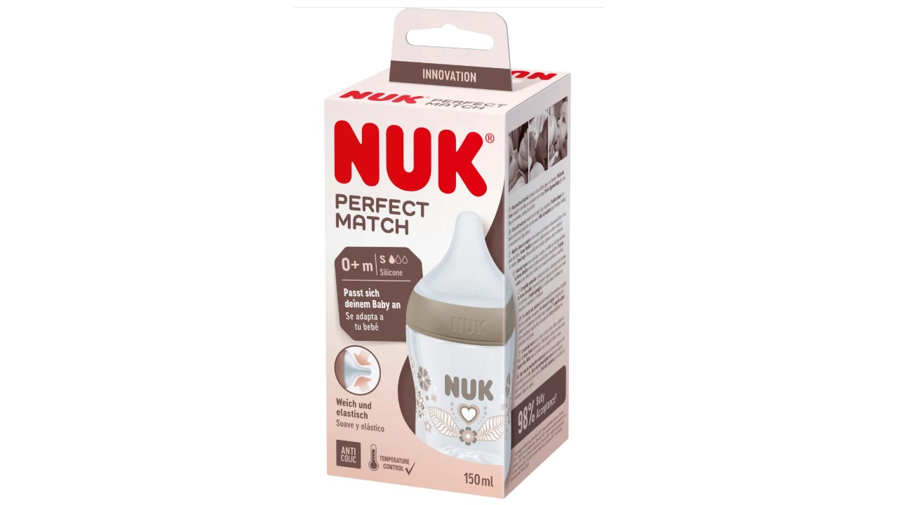 Nuk Perfect Match Biberão _ Coração - 150ml