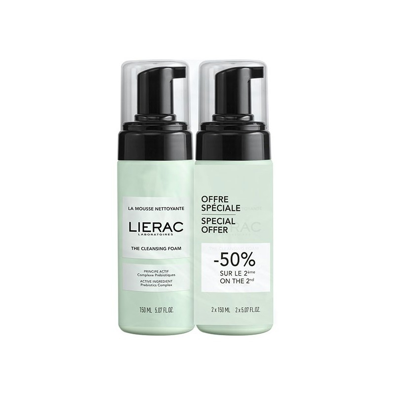 Lierac Desmaquilhante Espuma Limpeza - 150ml (Pack Duplo)