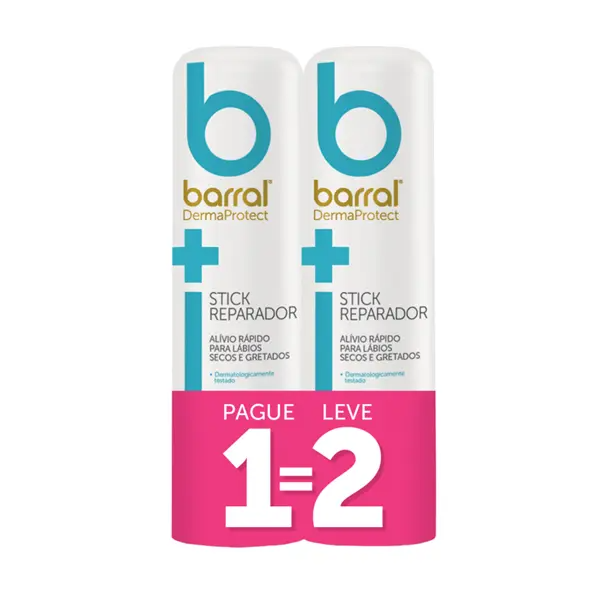 Barral Dermaprotect Stick Reparador - 4,8g (Pack Duplo)