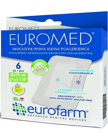 Euromed Penso Pós Operatório Tnt _ 15x8 cm (x6 unidades)