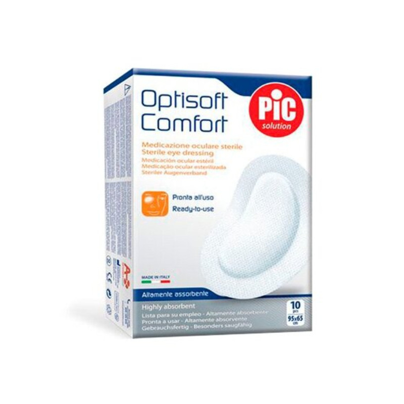 Pic Optisoft Comfort Compressa Ocular c/Borda (x10 unidades)