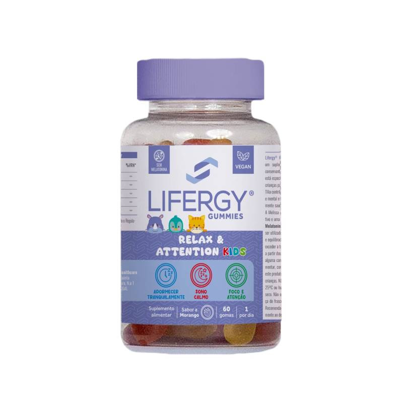 Lifergy Gummies Relax Attention Kids (x60 gomas)