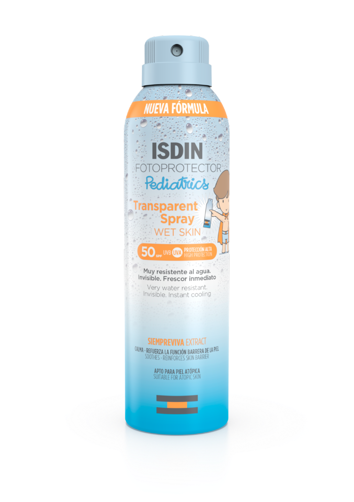 ISDIN Fotoprotector Transparent Spray WET SKIN SPF50 250ML - Protetor solar corporal para criancas