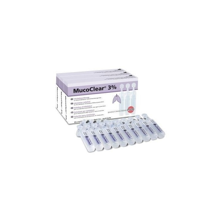 Logista Mucoclear 3% Solução Inalação - 4ml (x20 unidades)