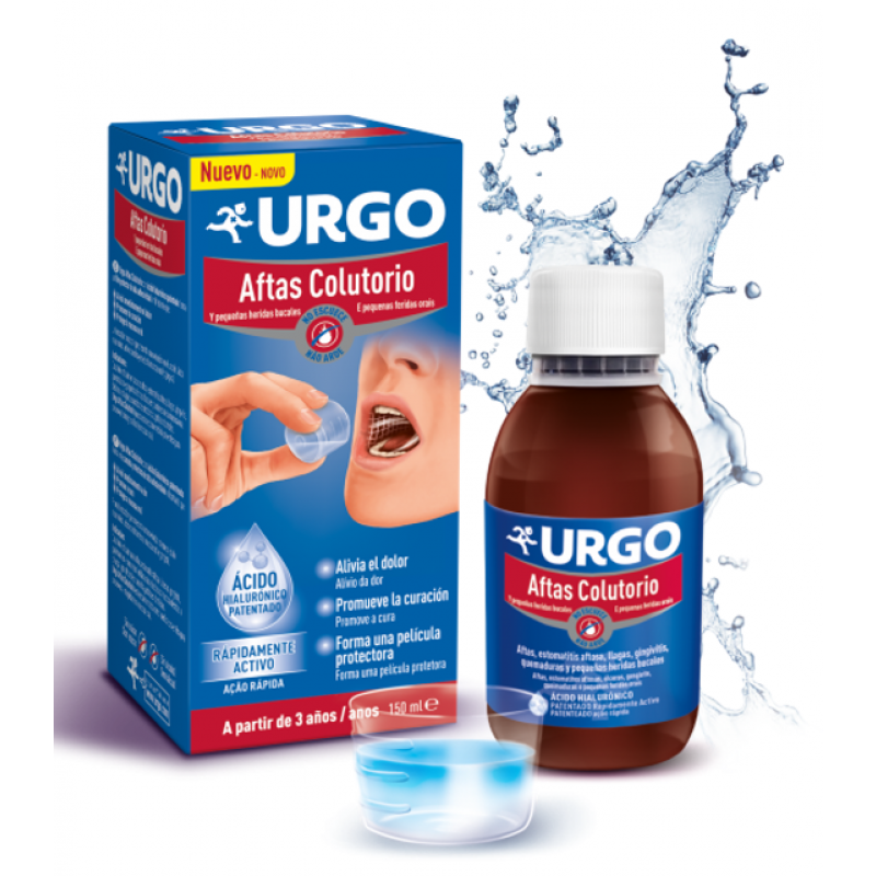 Urgo Colutório Aftas/Lesões Bucais - 150ml