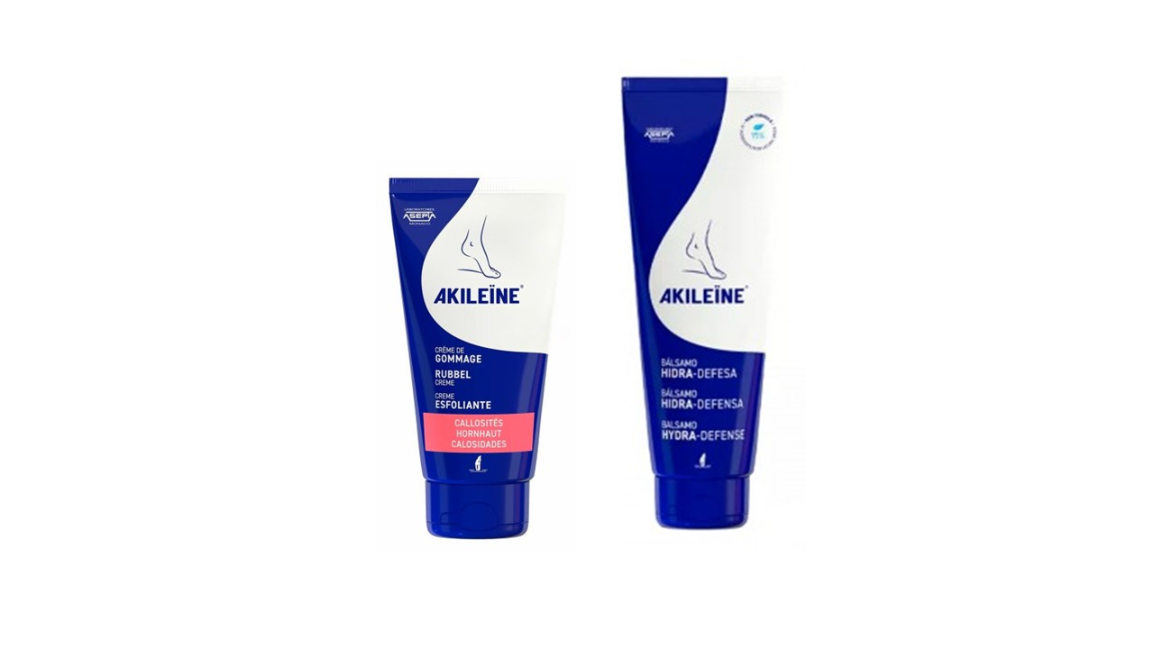 Akileïne Hydra-Defense Balsamo - 125ml + Creme Esfoliante - 75ml