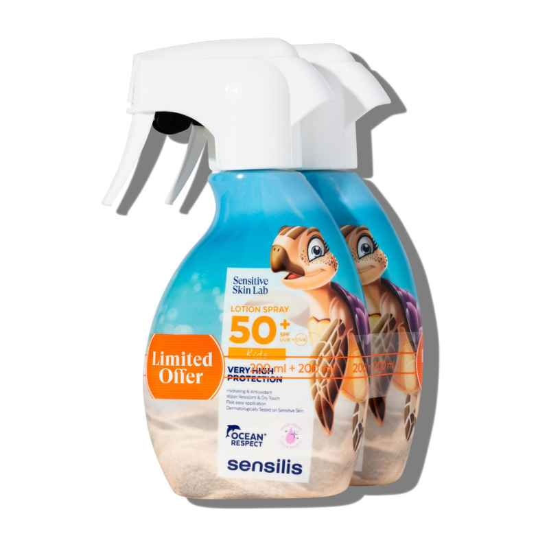 Sensilis Spray Loção SPF50+ Kids  - 200ml (Pack Duplo)