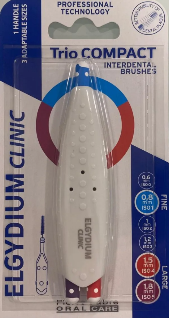 Elgydium Clinic Escovilhão Trio Compact_ Largura Mista_ 1 Unidade