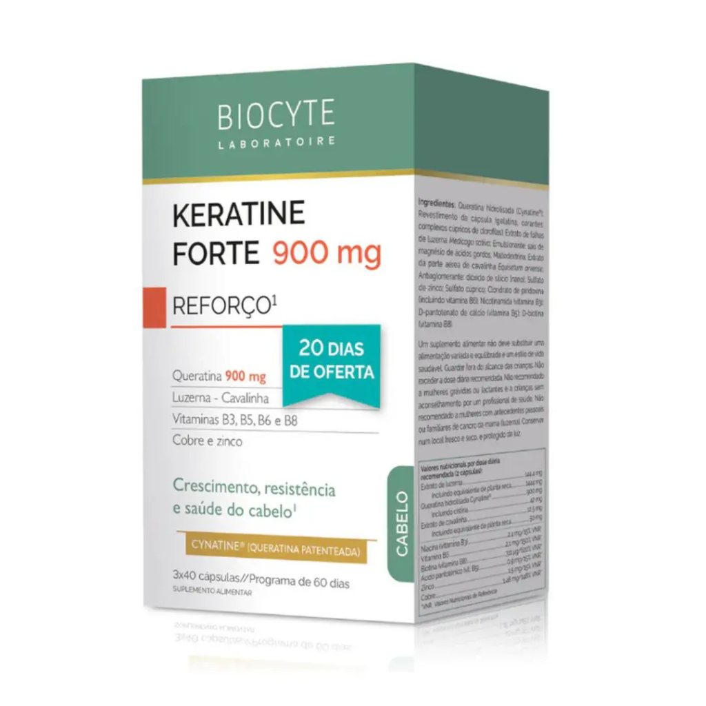 Biocyte Keratine Promoção Extra Plus Trio Cápsulas + Oferta 3ª Embalagem
