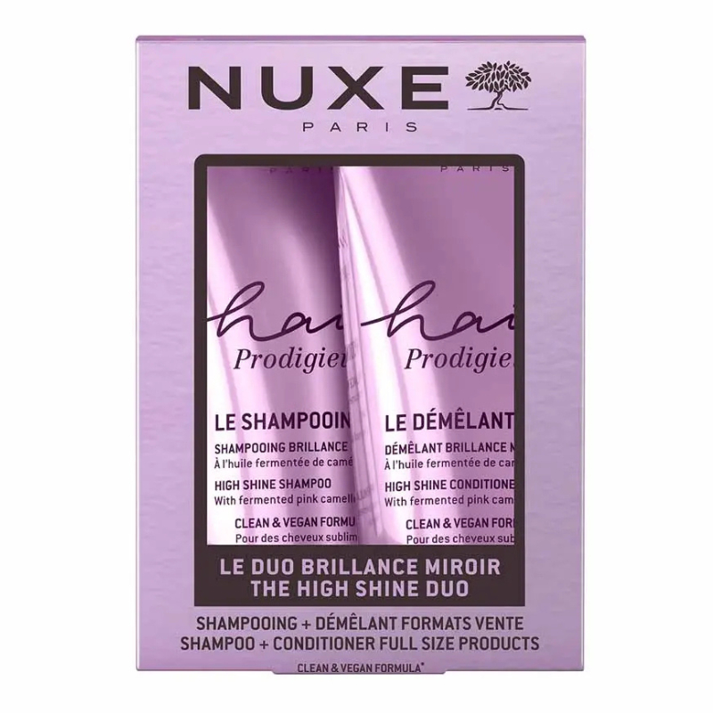 Nuxe Hair Prodigieux Efeito Brilho (Pack Champô + Amaciador)