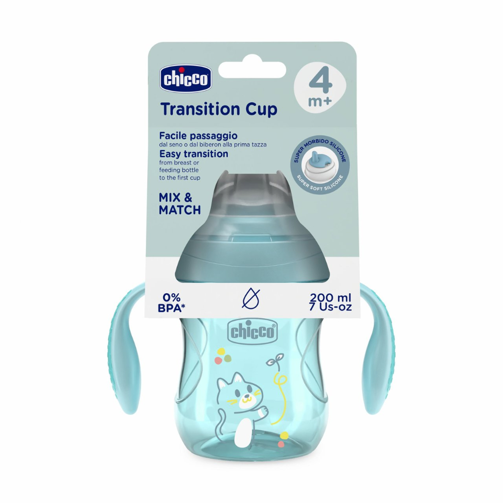 Chicco Copo Transição_ Azul_ 4M+
