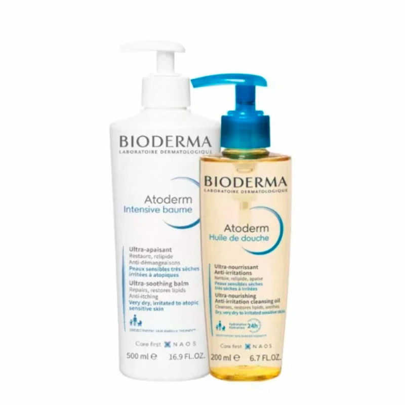 Bioderma Atoderm Intensive Baume - 500ml + Oferta  Bioderma Atoderm Oleo - 200ml