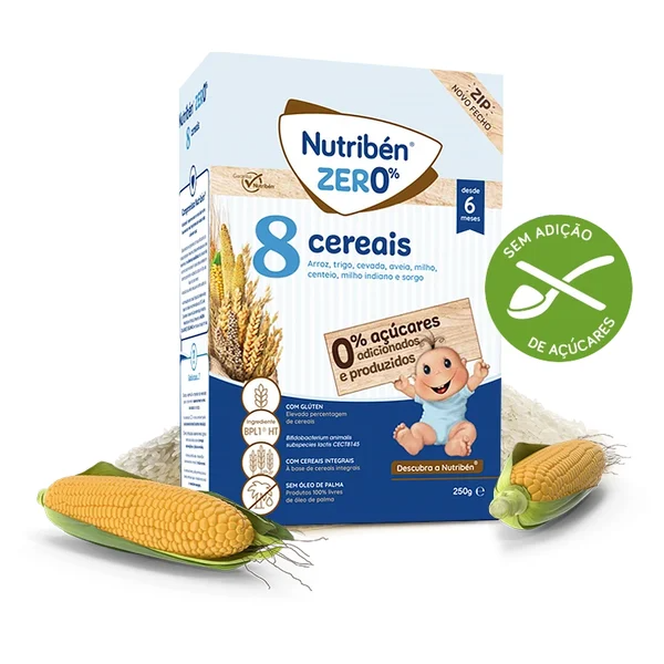 Nutriben Zero 0% Farinha 8 Cereais - 250G