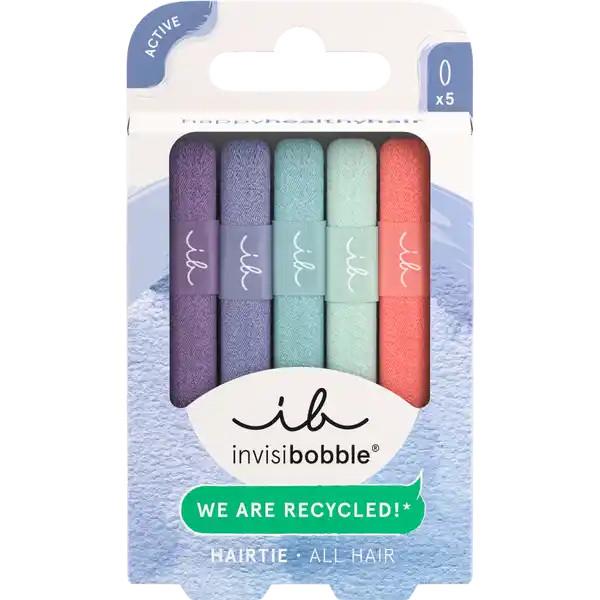 Invisibobble Ecotie Elástico Cabelo Pastel (x5 unidades)