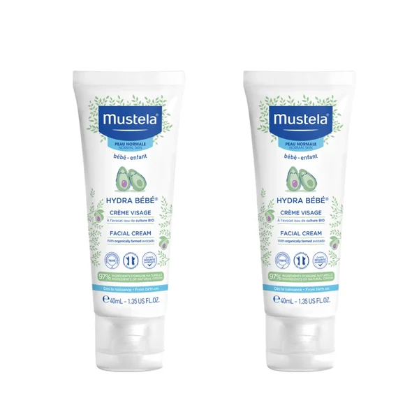 Mustela Hydra Bebe Creme Rosto 40mL - DUO