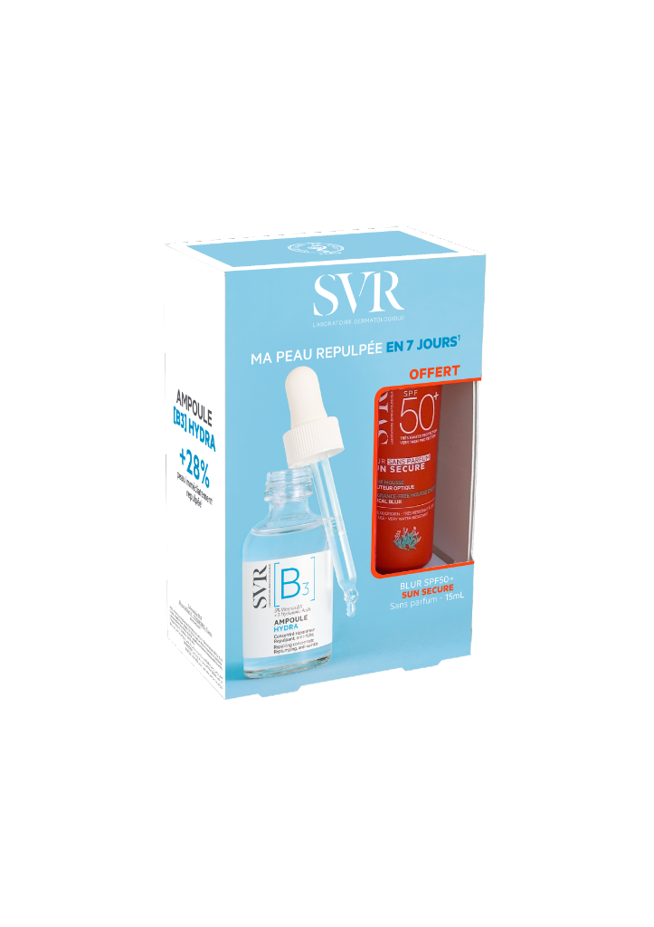 SVR Abc Ampola B3 - 30ml + Oferta Sun Secure Blur s/Perfume - 15ml