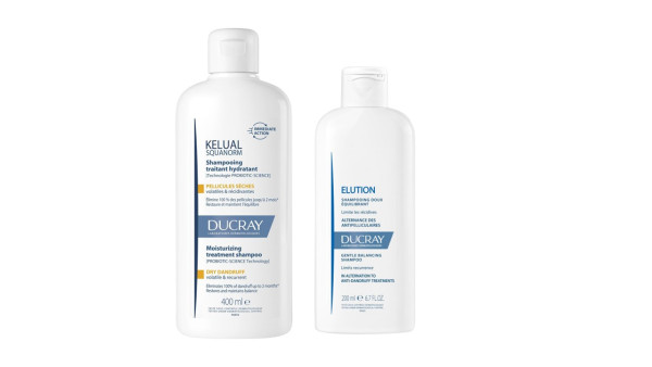 Ducray Kelual -Squanorm Champô Caspa Seca - 400ml + Oferta Elution Champô - 200ml