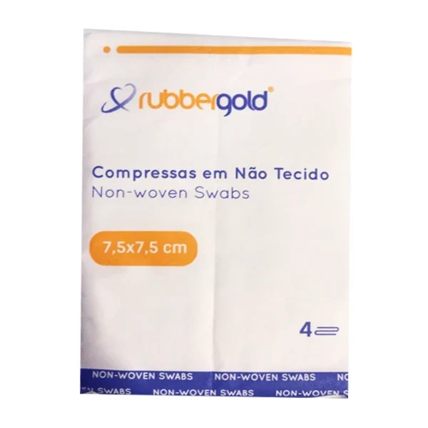 Rubbergold Compressao Não Tecido Cp3302 7,5X7,5 cm X 100 unidades