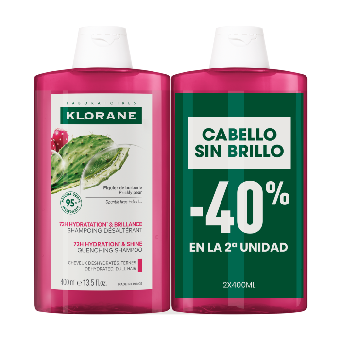 Klorane Capilar Champô Figo da India 400ml x2 -  50% de desconto na 2ª unidade