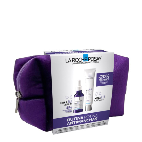 La Roche-Posay Coffret Rotina Anti-Manchas Mela B3 Sérum 30mL + Mela B3 Creme FPS30 40mL