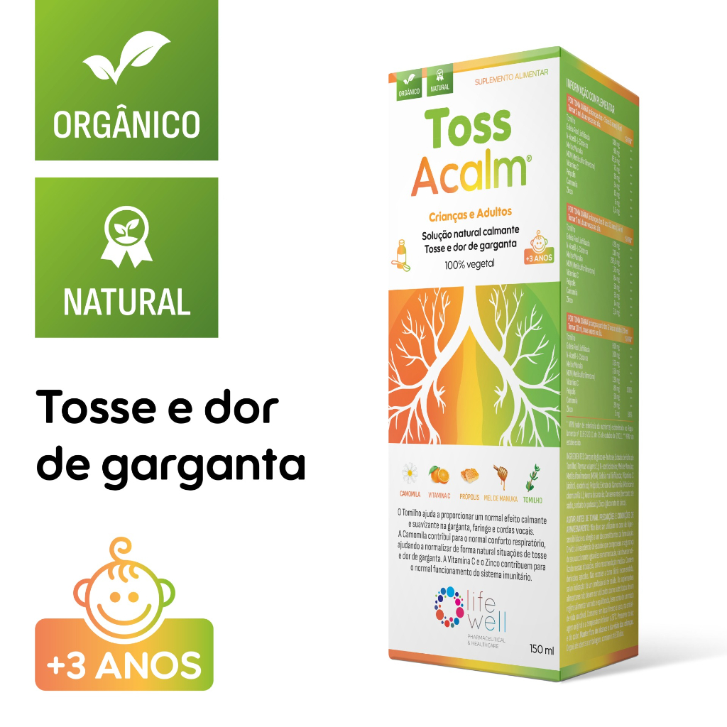 Tossacalm solução - 150ml